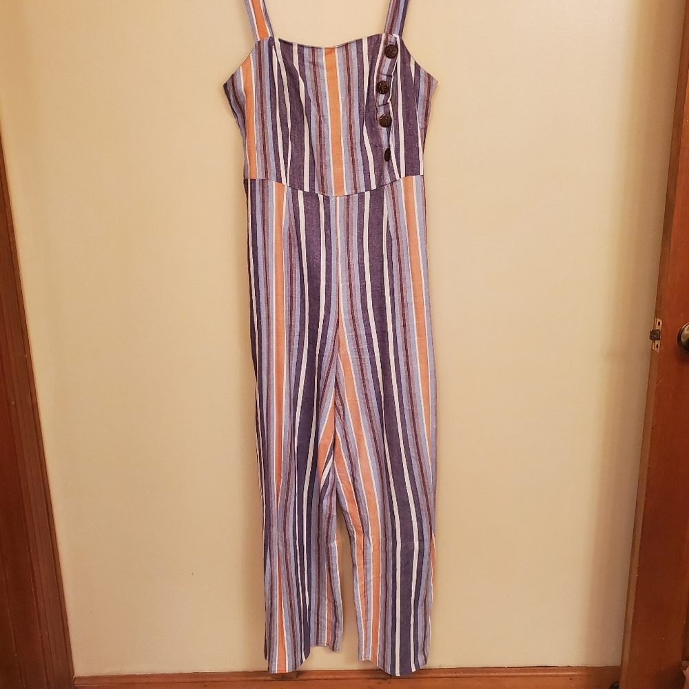 FISHBOWL Striped Multicolor Jumpsuit SIZE 5